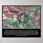 Inspirerend cadeautjes levenswijzigingen poster (Voorkant)