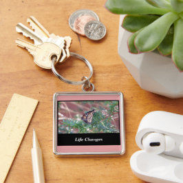 Inspirerend cadeautjes levenswijzigingen sleutelhanger