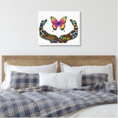 Inspirerend Canvas Afdruk (Insitu (Slaapkamer))