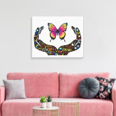 Inspirerend Canvas Afdruk (Insitu (Woonkamer))