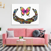 Inspirerend Canvas Afdruk (Insitu (Woonkamer))