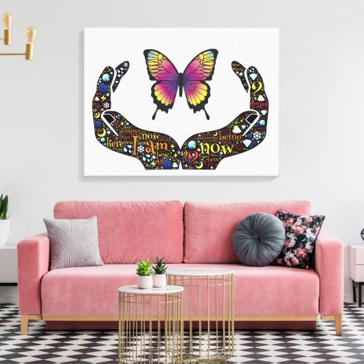 Inspirerend Canvas Afdruk (Insitu (Woonkamer))