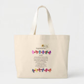 Inspirerend canvas tas voor speciale gedicht (Voorkant)