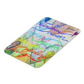 Inspirerend Chakra Thmed Rainbow Words Magneet (Linkerzijde)