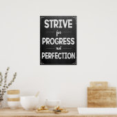 Inspirerend Chalkboard Classroom Poster (Keuken)