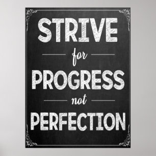 Inspirerend Chalkboard Classroom Poster