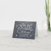 Inspirerend Chalkboard Note Kaart (Voorkant)