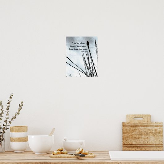 Inspirerend Chinees Proverb Poster (Keuken)