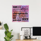 Inspirerend ChiropraktijkPoster Poster (Thuiskantoor)