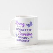 Inspirerend chirurgie voor het hersenonderzoek bij koffiemok (Voorkant links)