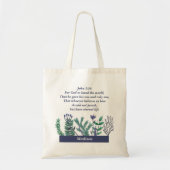 Inspirerend Christelijk bijbellenmonogram Tote Bag (Voorkant)