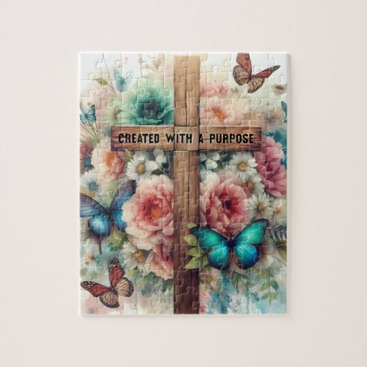 inspirerend Christelijk Bijbelvers Legpuzzel (Verticaal)