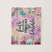 inspirerend Christelijk Bijbelvers Legpuzzel (Verticaal)