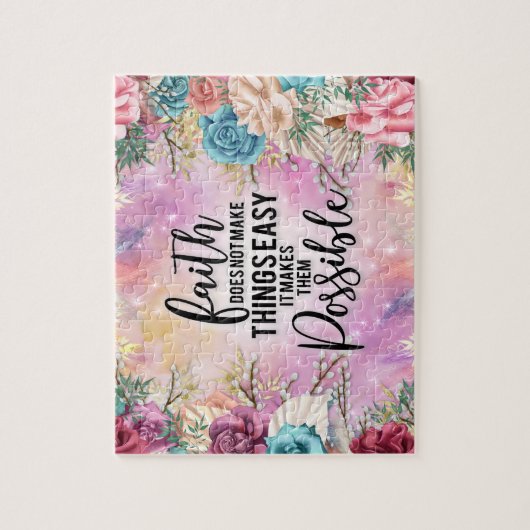 inspirerend Christelijk Bijbelvers Legpuzzel (Verticaal)