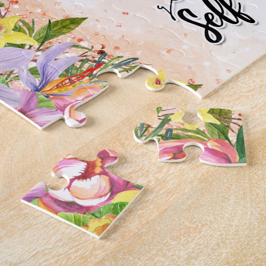 inspirerend Christelijk Bijbelvers Legpuzzel (Zijkant)