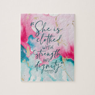 inspirerend Christelijk Bijbelvers Legpuzzel