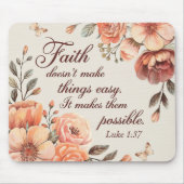 inspirerend Christelijk Bijbelvers Muismat (Voorkant)