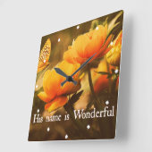 Inspirerend Christelijk Citaat: Zijn naam is Vierkante Klok (Hoek)