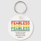 Inspirerend Christelijk FEARLESS Sleutelhanger (Voorkant)