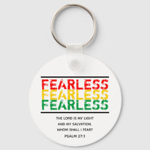 Inspirerend Christelijk FEARLESS Sleutelhanger