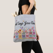 Inspirerend Christelijk Gezegde Tote Bag (Dichtbij)