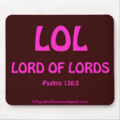 Inspirerend Christelijk Muismat (Voorkant)