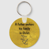 Inspirerend Christelijk Pap Quote Sleutelhanger (Voorkant)