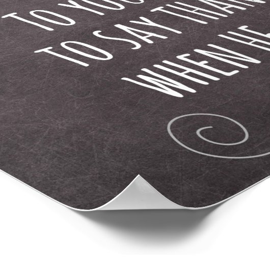 Inspirerend Christelijk prijsbericht Poster (Hoek)