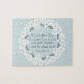 Inspirerend Christelijk Psalm 118:24 Legpuzzel (Horizontaal)