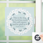 Inspirerend Christelijk Psalm 118:24 Raamsticker (Huis)