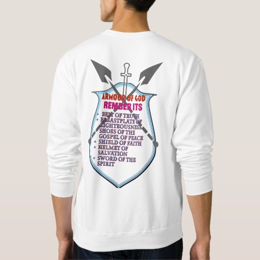 Inspirerend Christelijk T-shirt verheffend geloof (Achterkant)