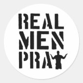 Inspirerend Christelijke aanhalingstekens Ronde Sticker (Voorkant)