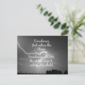 Inspirerend Christelijke aanmoediging Briefkaart (Staand voorkant)