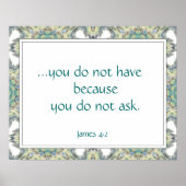 Inspirerend Christelijke angstdepressie Citaten Poster (Voorkant)