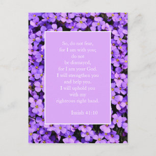 Inspirerend Christelijke Bijbel Verse Angst Briefkaart