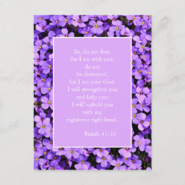 Inspirerend Christelijke Bijbel Verse Angst Briefkaart