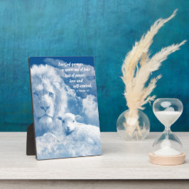 Inspirerend Christelijke Bijbelvergen voor Sterkte Fotoplaat