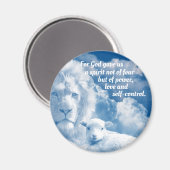 Inspirerend Christelijke Bijbelvergen voor Sterkte Magneet (Voorkant / Achterkant)