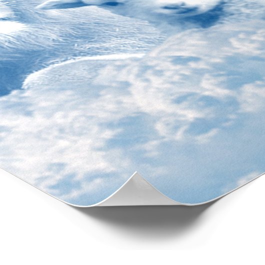 Inspirerend Christelijke Bijbelvergen voor Sterkte Poster (Hoek)