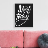 Inspirerend Christelijke bijbelvers Canvas Afdruk (Insitu (Woonkamer))