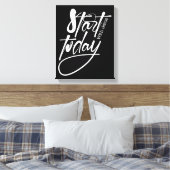 Inspirerend Christelijke bijbelvers Canvas Afdruk (Insitu (Slaapkamer))