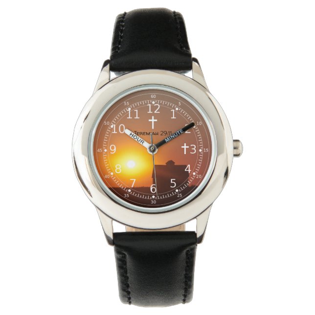 Inspirerend Christelijke bijbelvers Horloge (Voorkant)