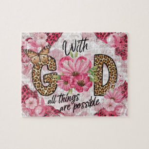 Inspirerend Christelijke bijbelvers Legpuzzel