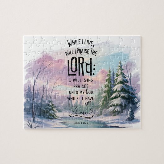 Inspirerend Christelijke bijbelvers Legpuzzel (Horizontaal)