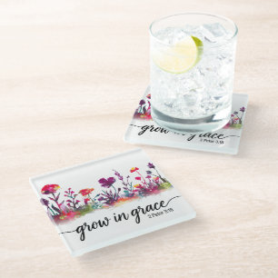 Inspirerend Christelijke Bijbelvers / Schrift Glazen Onderzetter