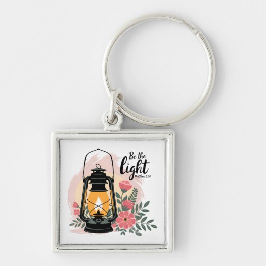 Inspirerend Christelijke Bijbelvers / Schrift Sleutelhanger (Voorkant)