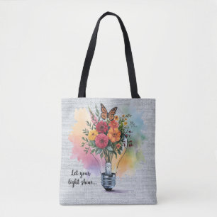 Inspirerend Christelijke Bijbelvers / Schrift Tote Bag