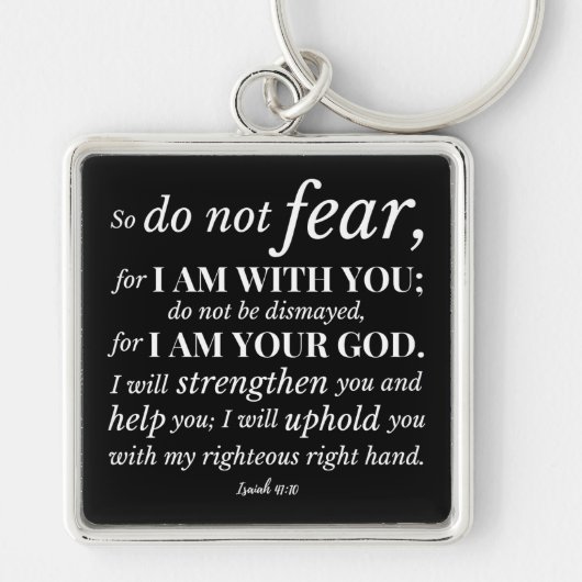 Inspirerend Christelijke bijbelvers Sleutelhanger (Voorkant)