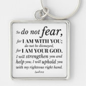 Inspirerend Christelijke bijbelvers Sleutelhanger (Voorkant)