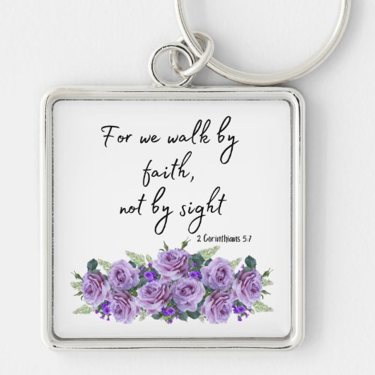 Inspirerend Christelijke bijbelvers Sleutelhanger (Voorkant)